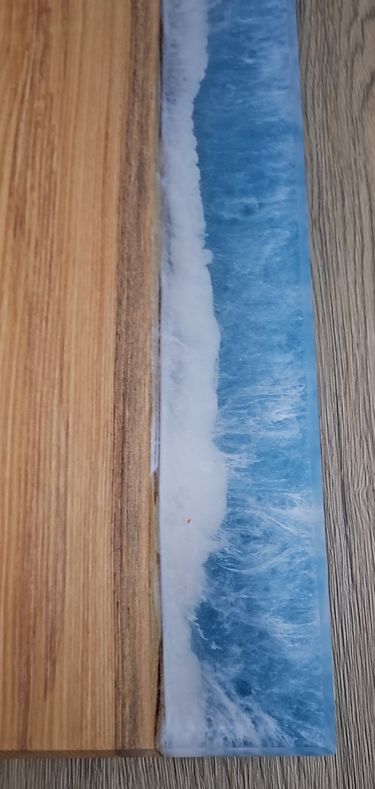 Ocean Epoxy Hickory Charcuterie Boards/Serving Board
