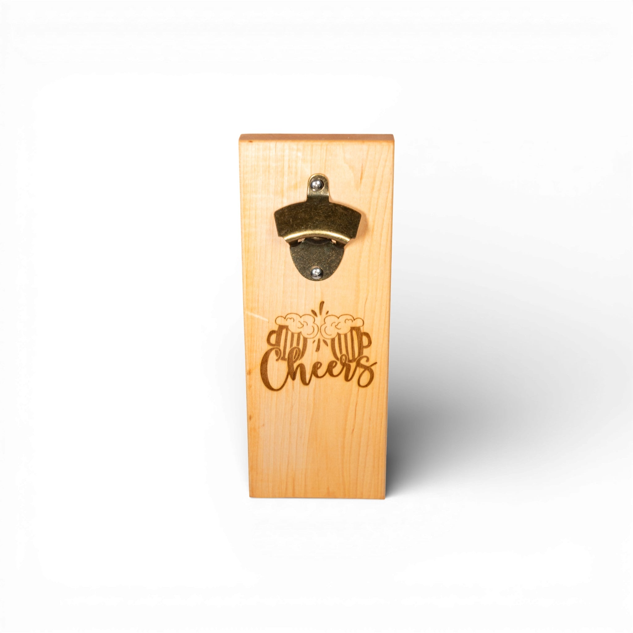 Cheers" Wall Mounted Magnetic Bottle Opener