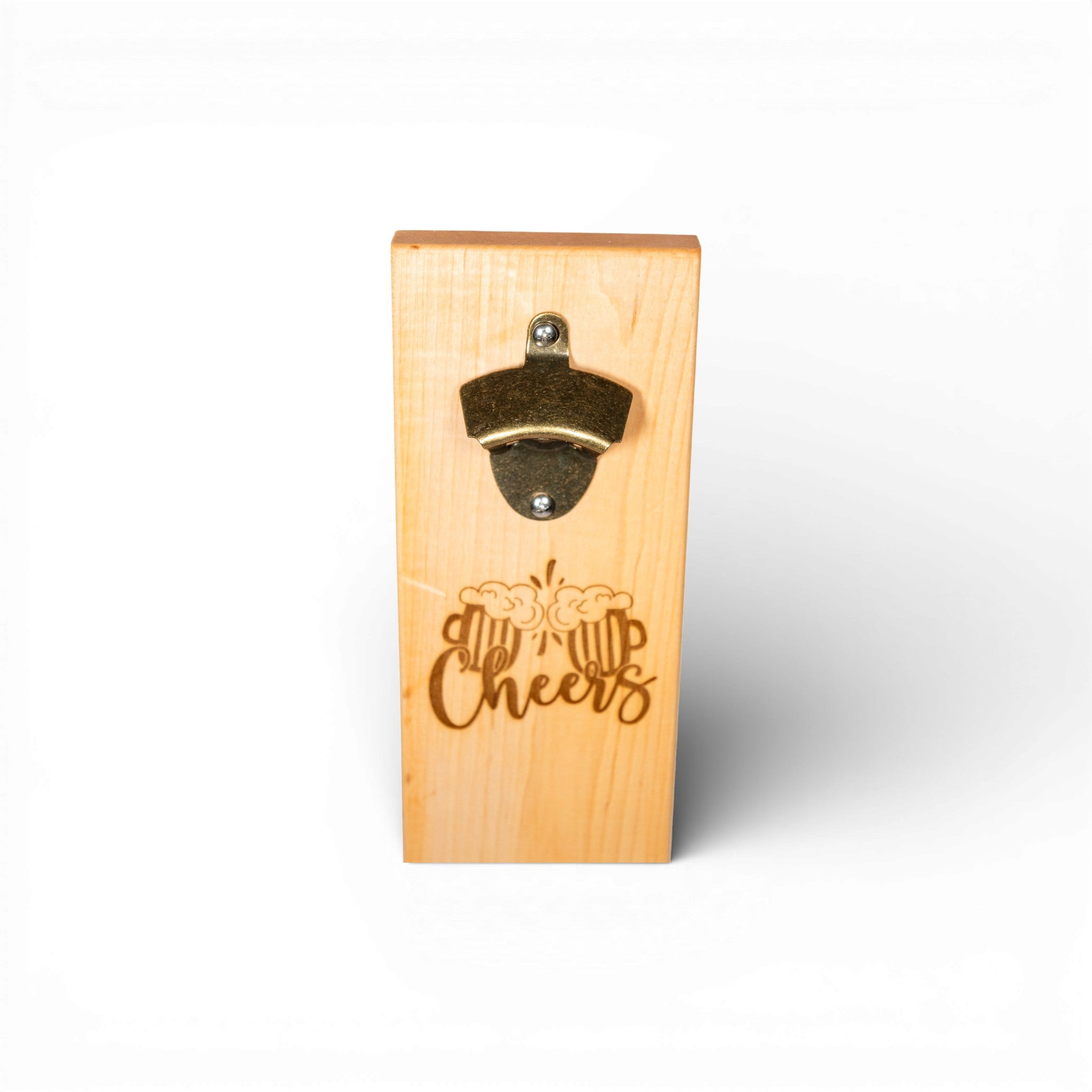 Cheers" Wall Mounted Magnetic Bottle Opener