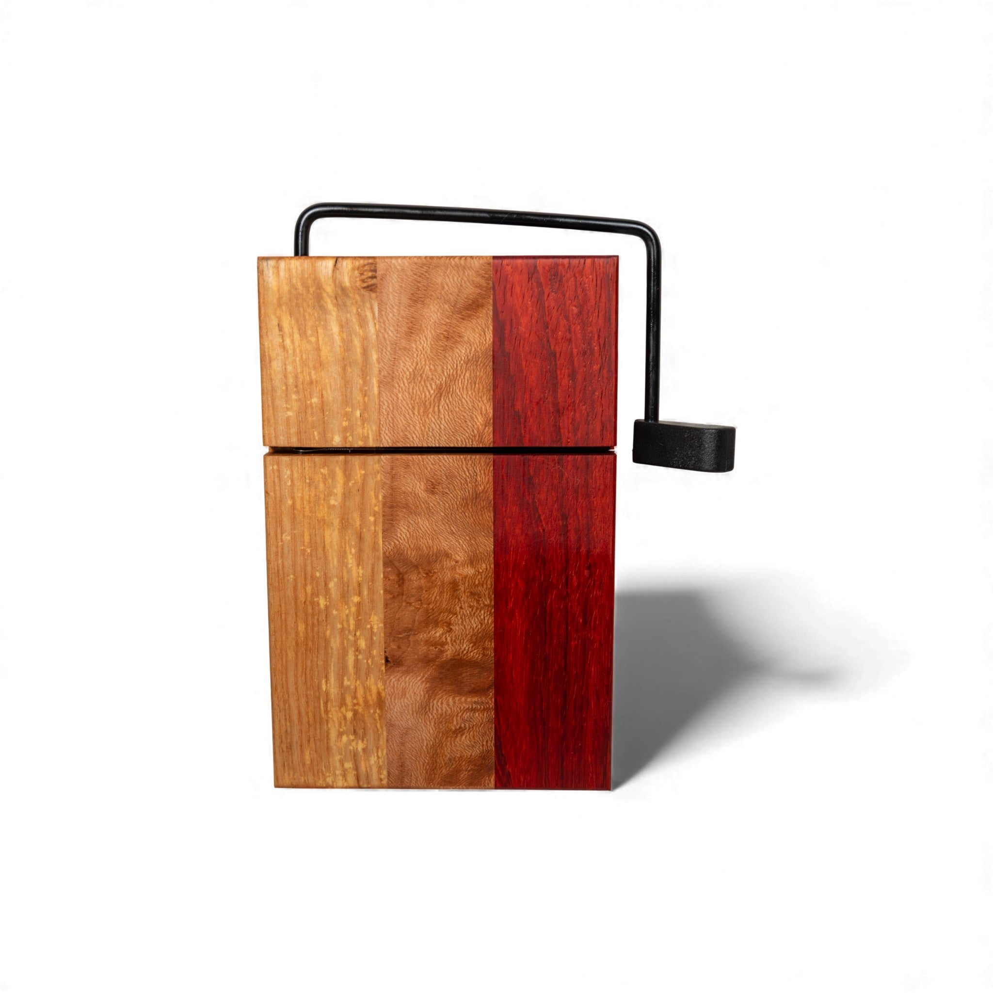 CWS- Padauk, Ash, and Sycamore Cheese Slicer Board