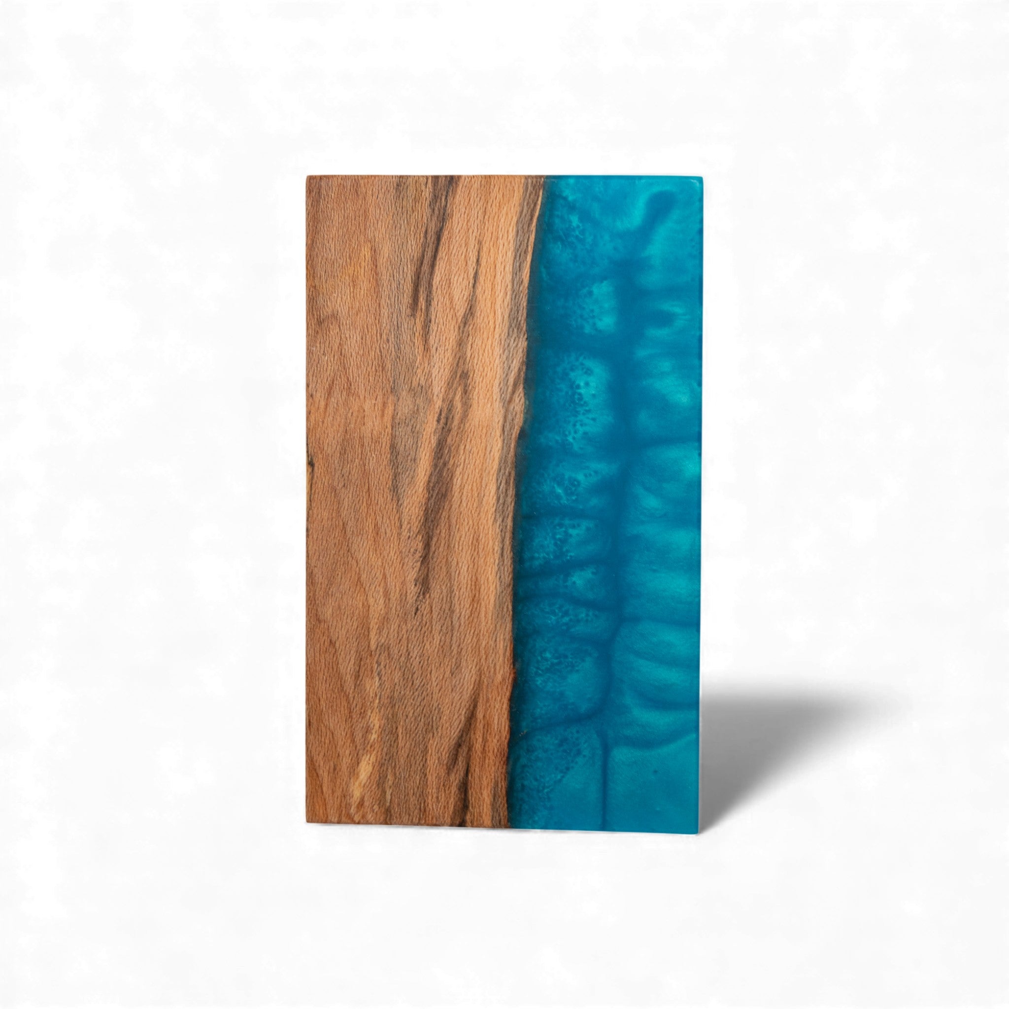 Ambrosia Maple Wood with Sea Blue Epoxy Charcuterie Boards/Serving Board