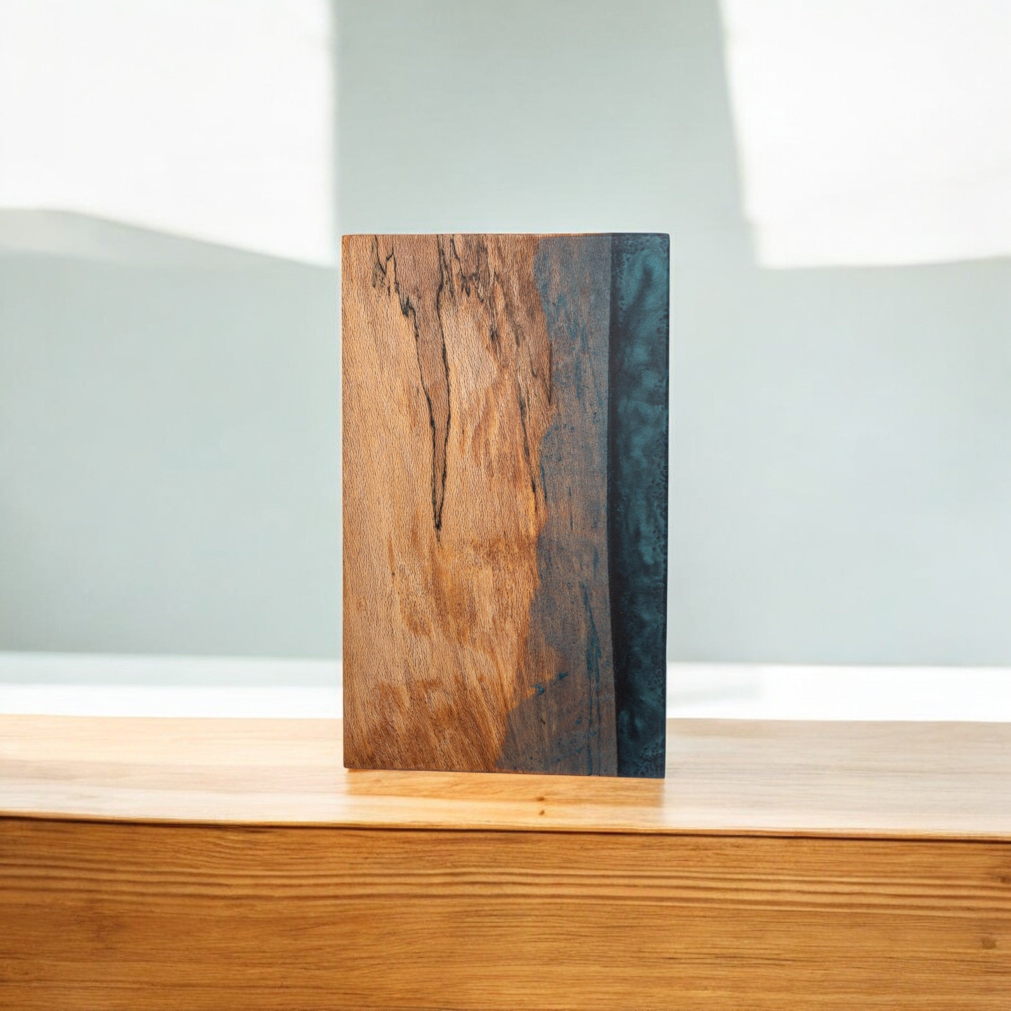 Ambrosia Maple Wood with Metal Grey Wood Charcuterie Boards/Serving Board