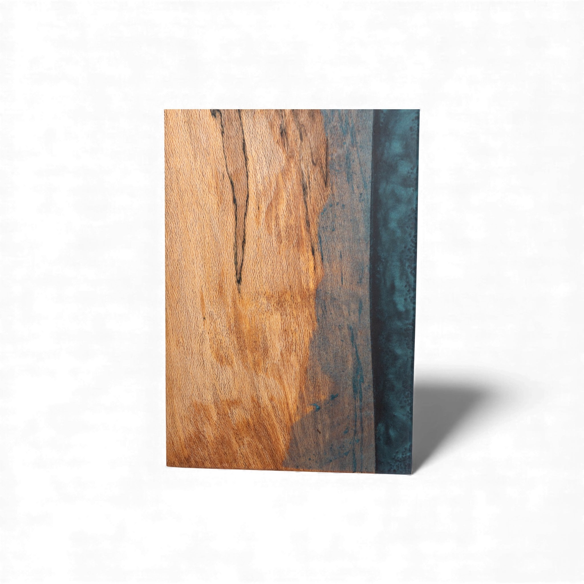 Ambrosia Maple Wood with Metal Grey Wood Charcuterie Boards/Serving Board