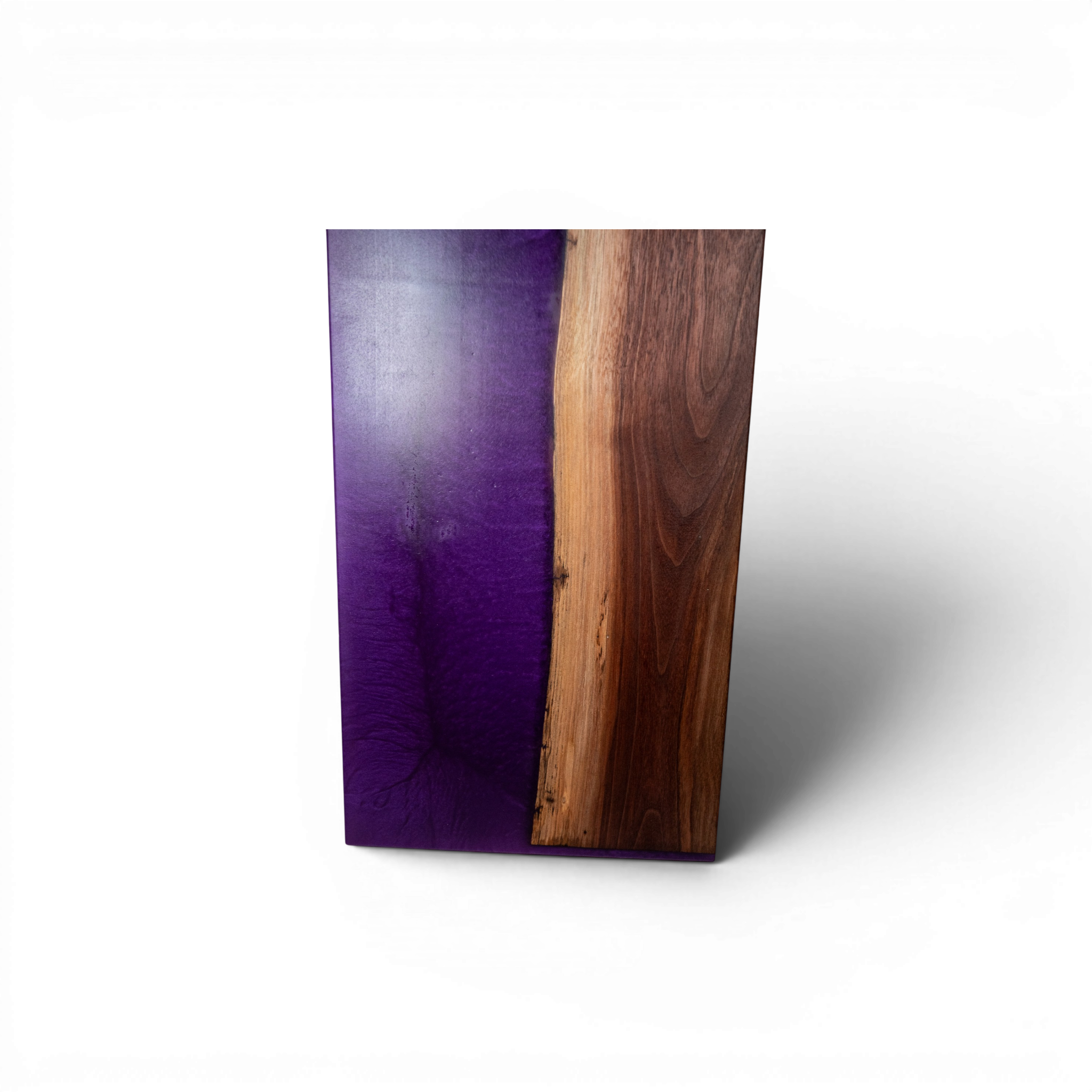 Walnut Wood Purple Epoxy Charcuterie Boards/Serving Board
