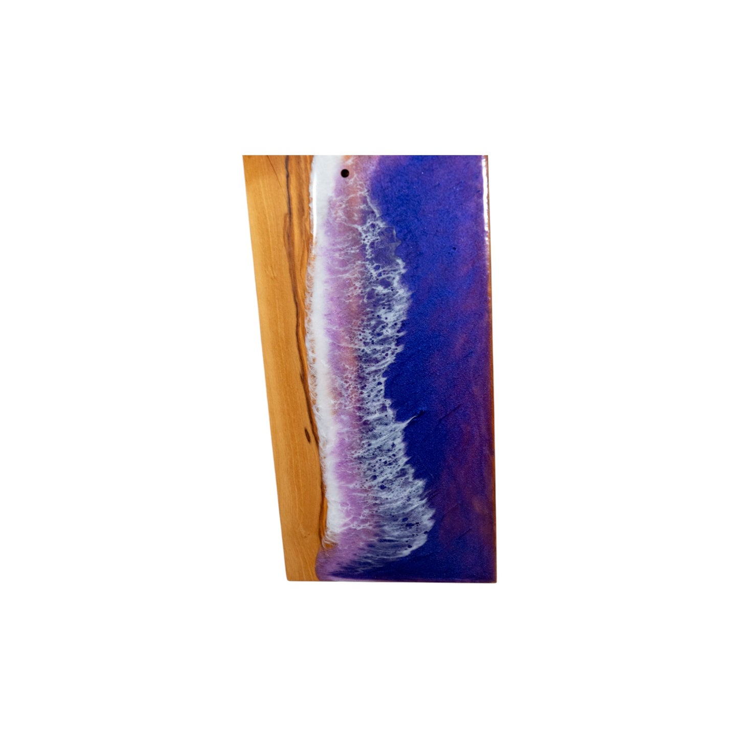 Handcrafted Ocean Wave Olive Wood Charcuterie Board - Serving Platter
