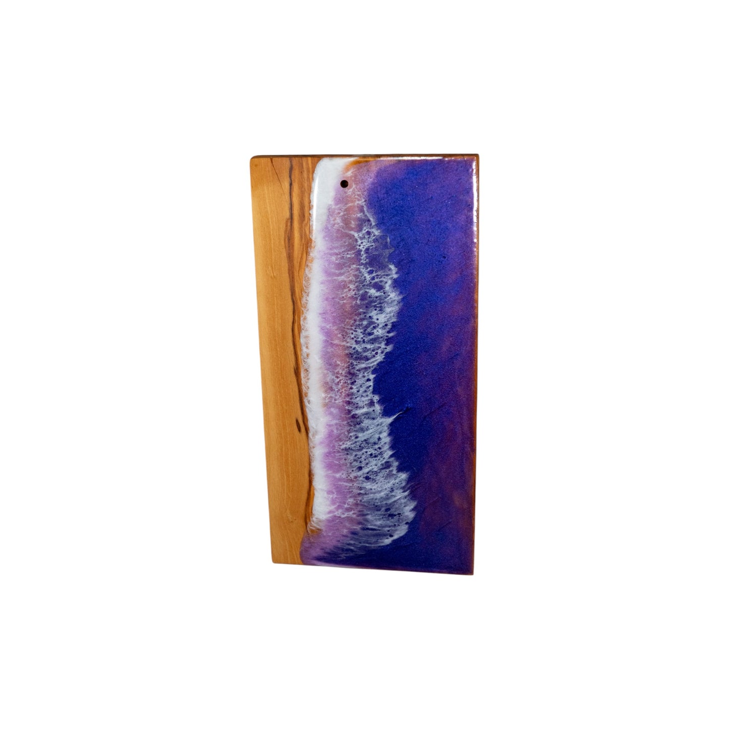 Handcrafted Ocean Wave Olive Wood Charcuterie Board - Serving Platter
