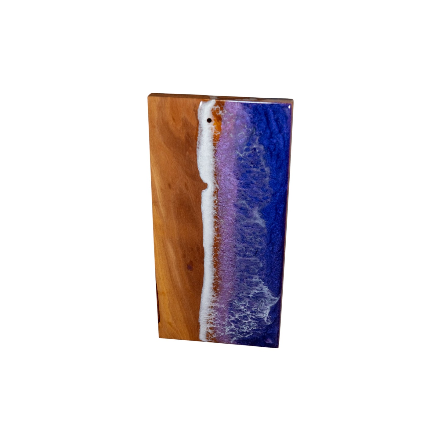 Handcrafted Ocean Wave Olive Wood Charcuterie Board - Serving Platter