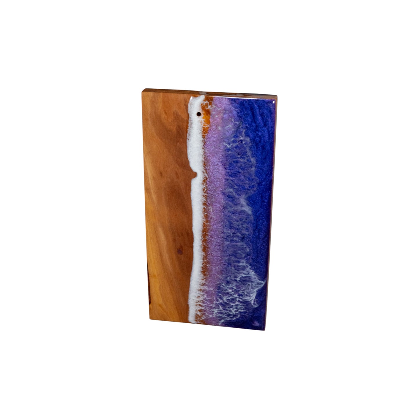 Handcrafted Ocean Wave Olive Wood Charcuterie Board - Serving Platter
