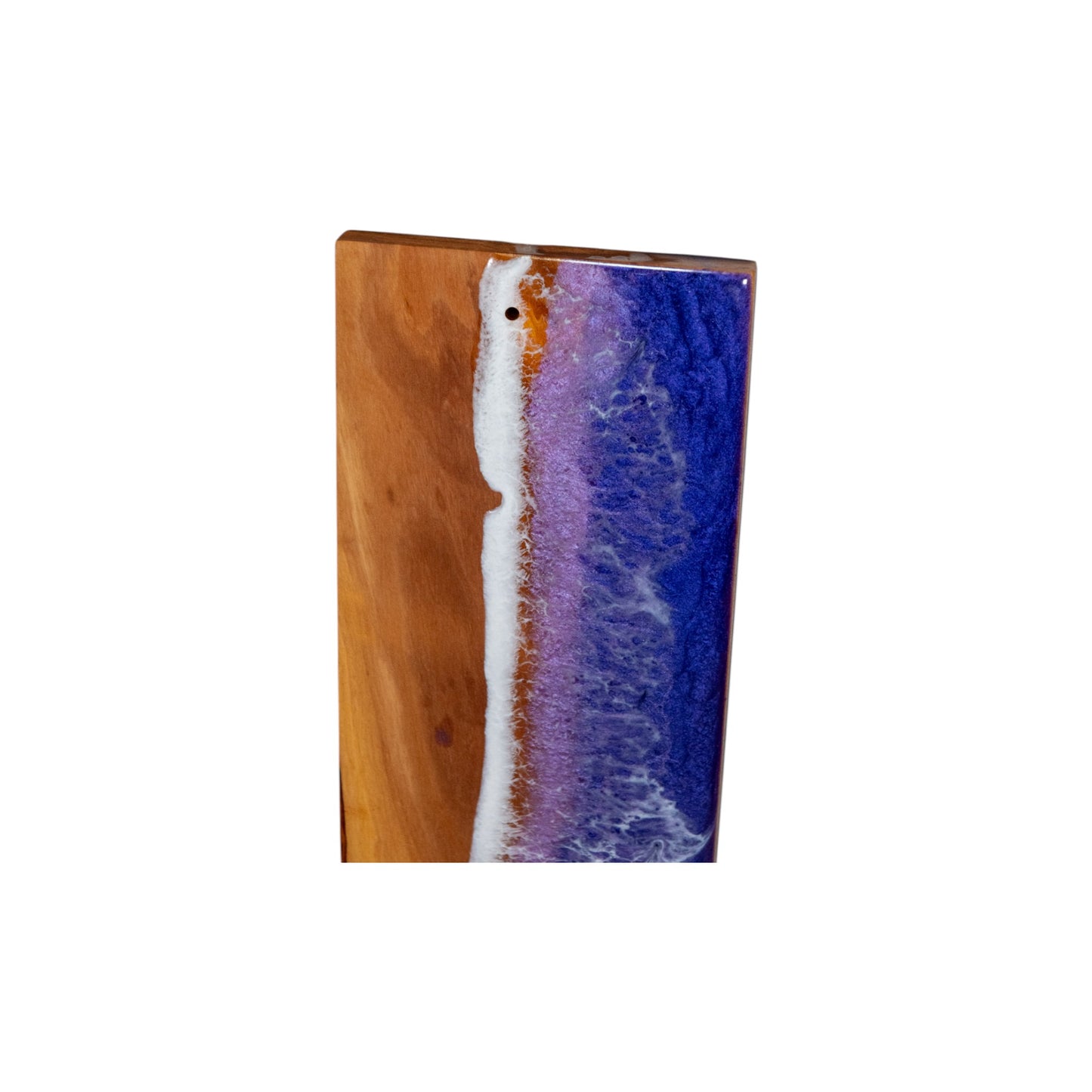 Handcrafted Ocean Wave Olive Wood Charcuterie Board - Serving Platter