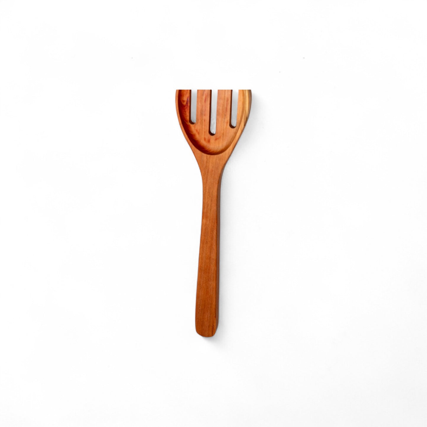 Handmade Wooden Slotted Spoons - 12” Cooking Spoon from Cherry
