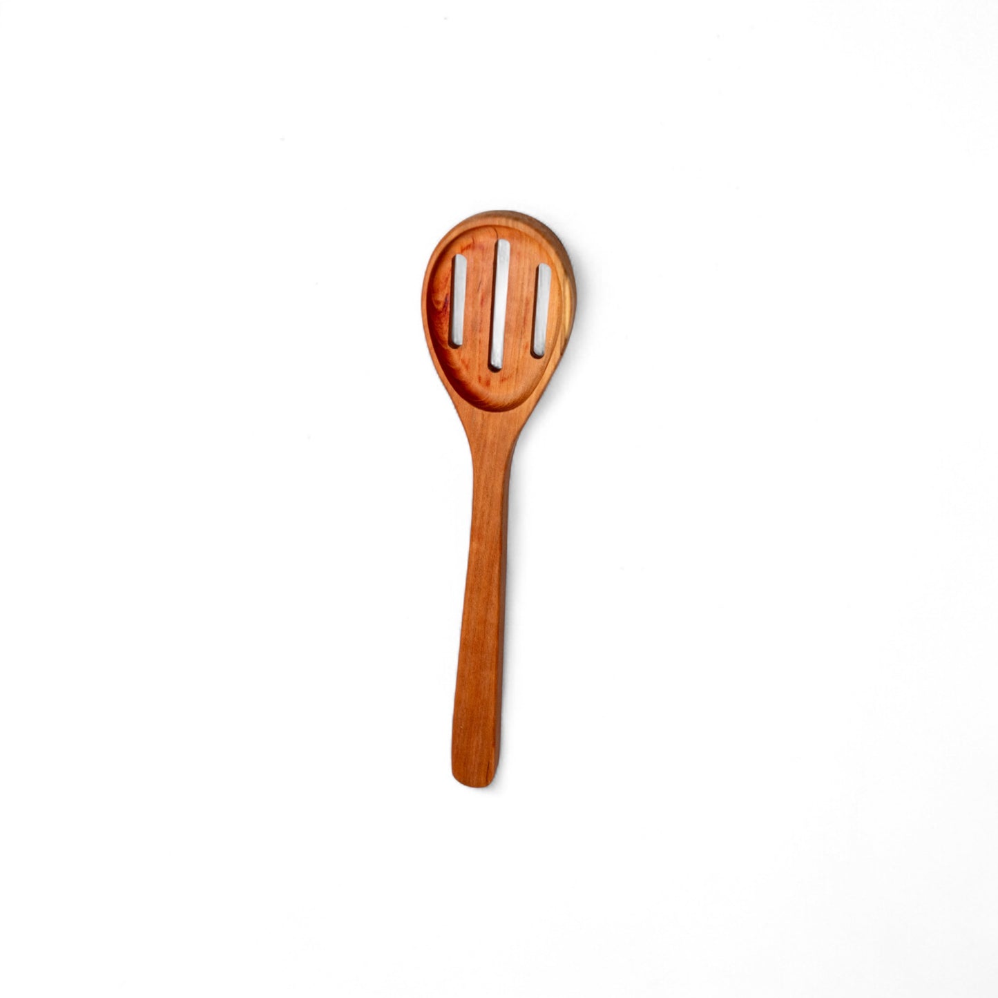 Handmade Wooden Slotted Spoons - 12” Cooking Spoon from Cherry