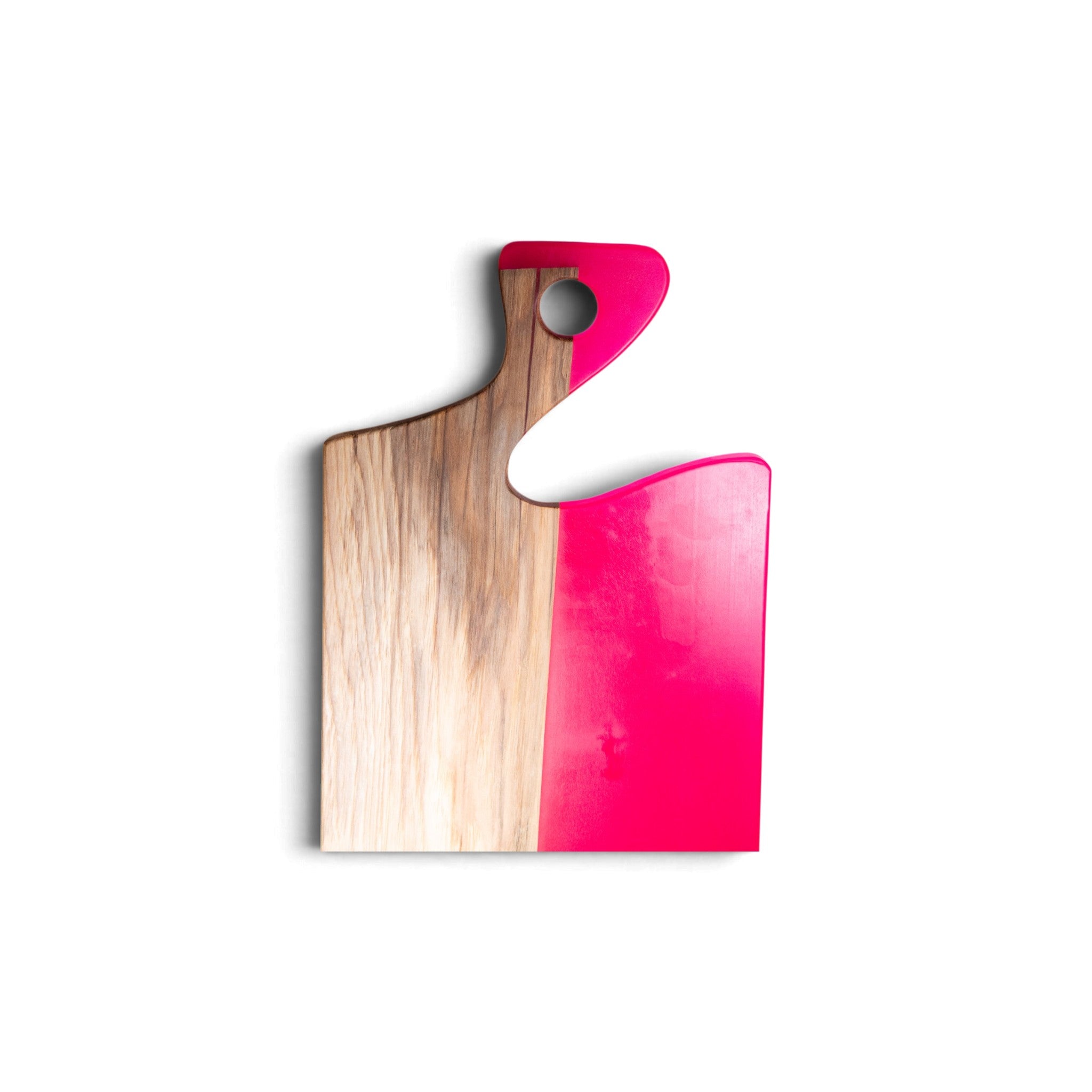 Maple Wood Pink Epoxy Charcuterie Boards/Serving Board