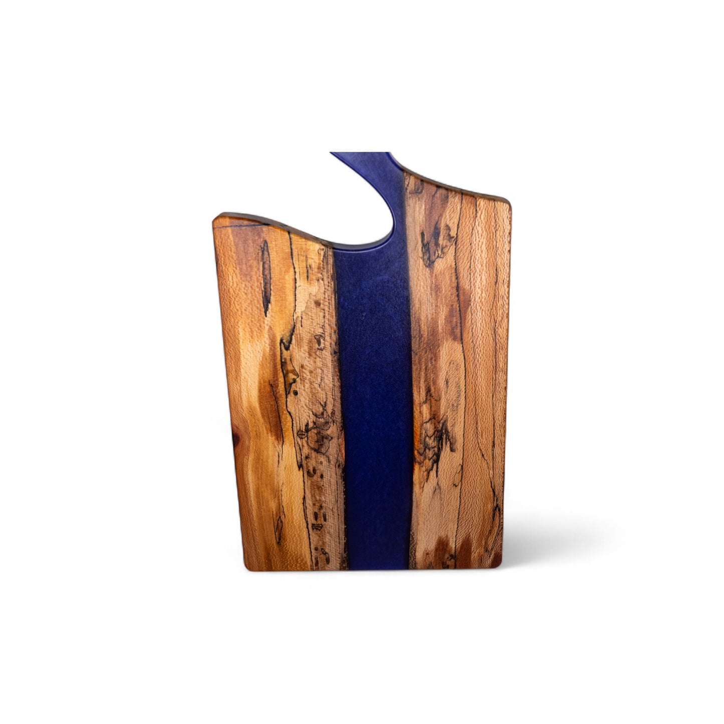 Maple Wood with Purple Epoxy Charcuterie Boards/Serving Board with Handle