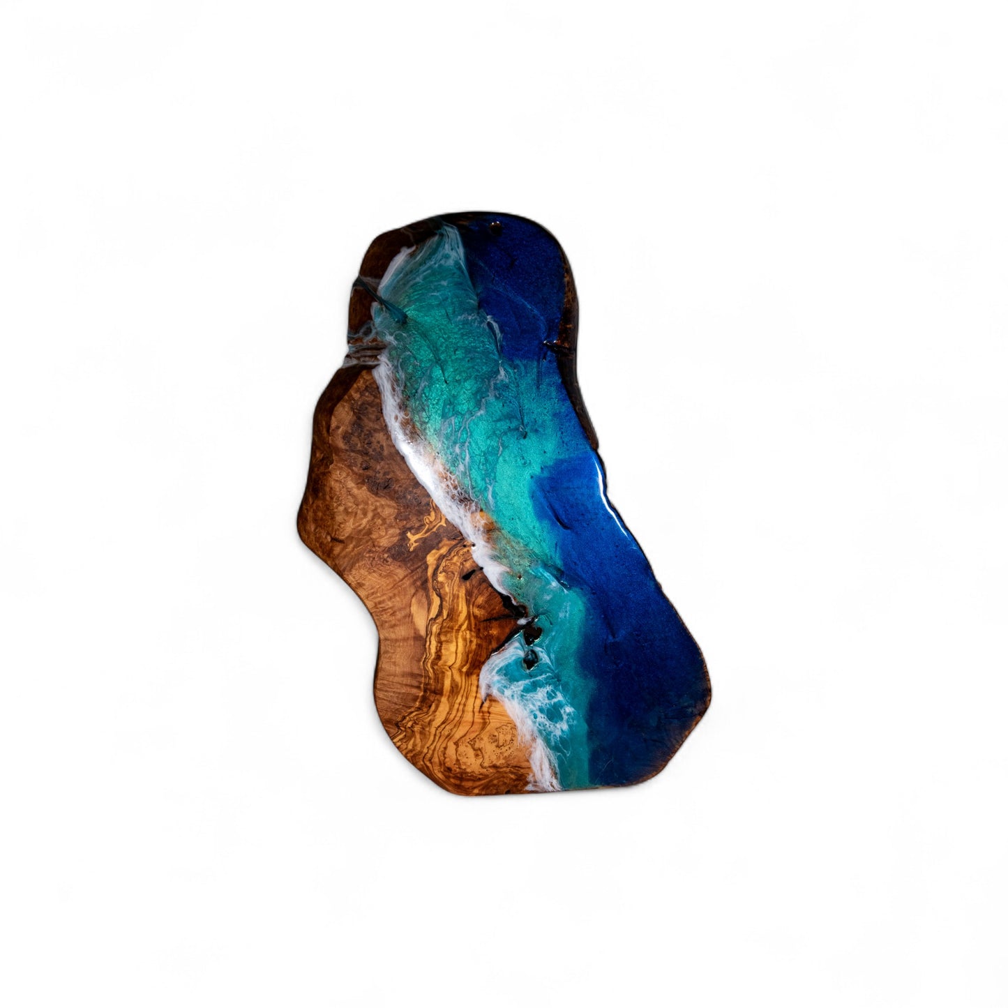 Ocean Wave Olive Wood Charcuterie Boards, Serving Board, Cutting Board