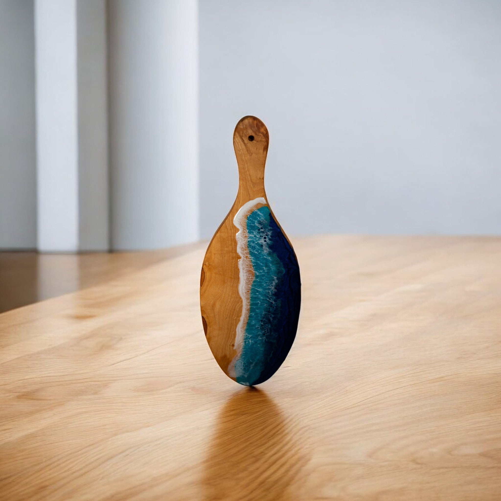 Ocean Wave Olive Wood Charcuterie Boards, Serving Board, Cutting Board