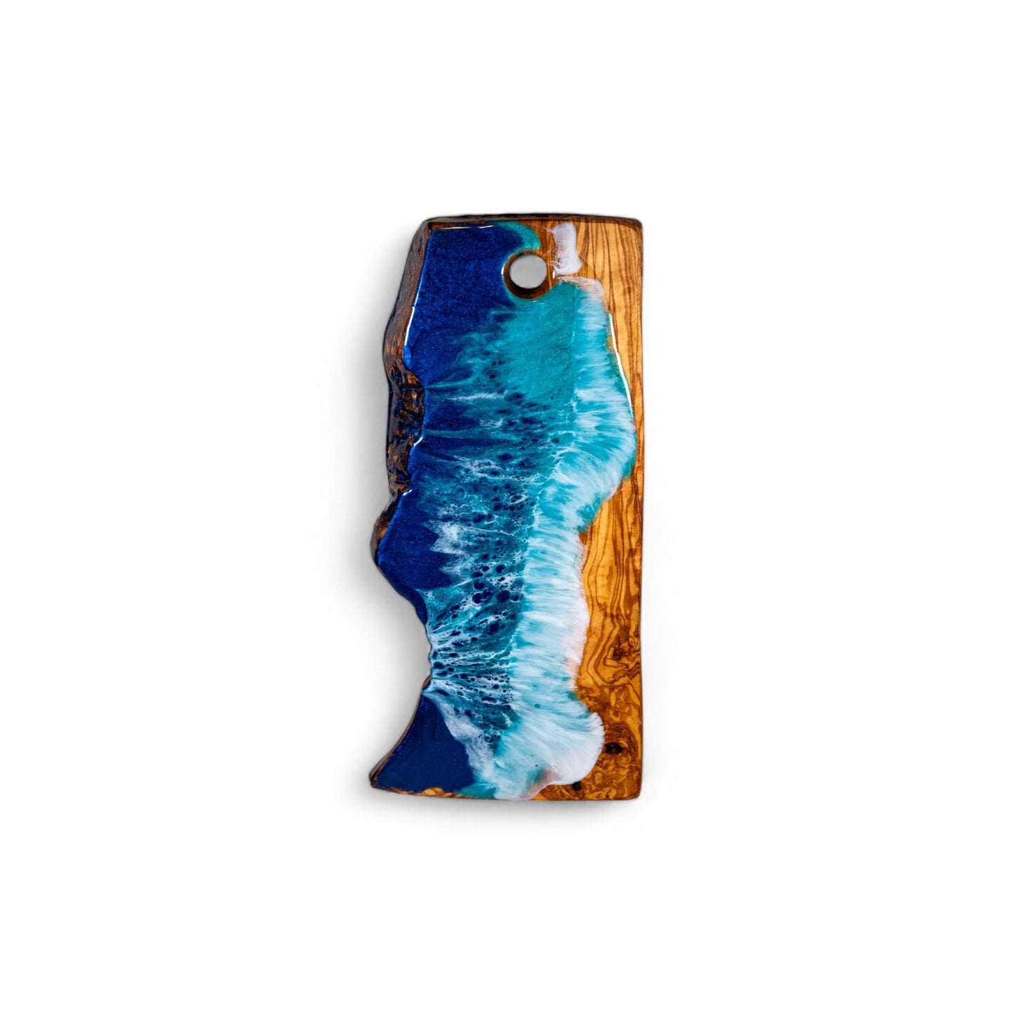 Ocean Wave Olive Wood Charcuterie Boards, Serving Board, Cutting Board