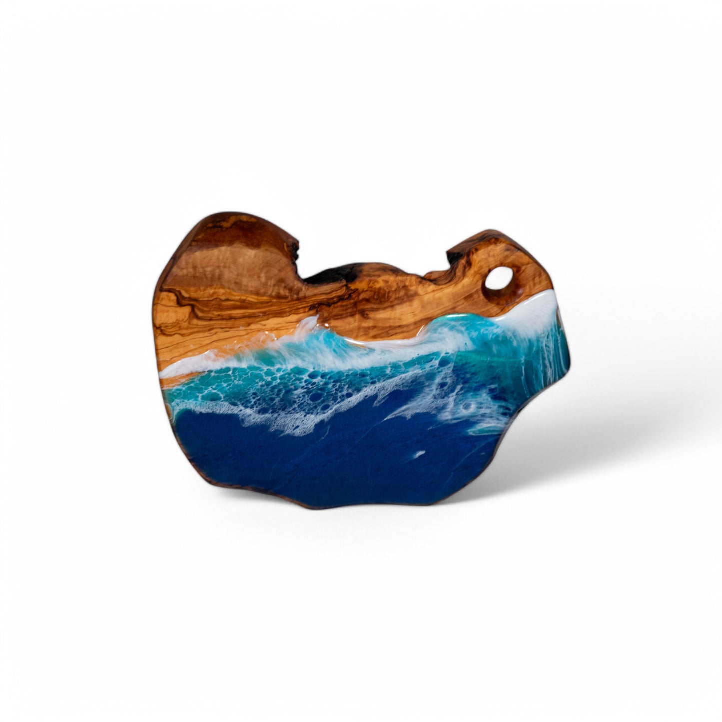 Ocean Wave Olive Wood Charcuterie Boards, Serving Board, Cutting Board