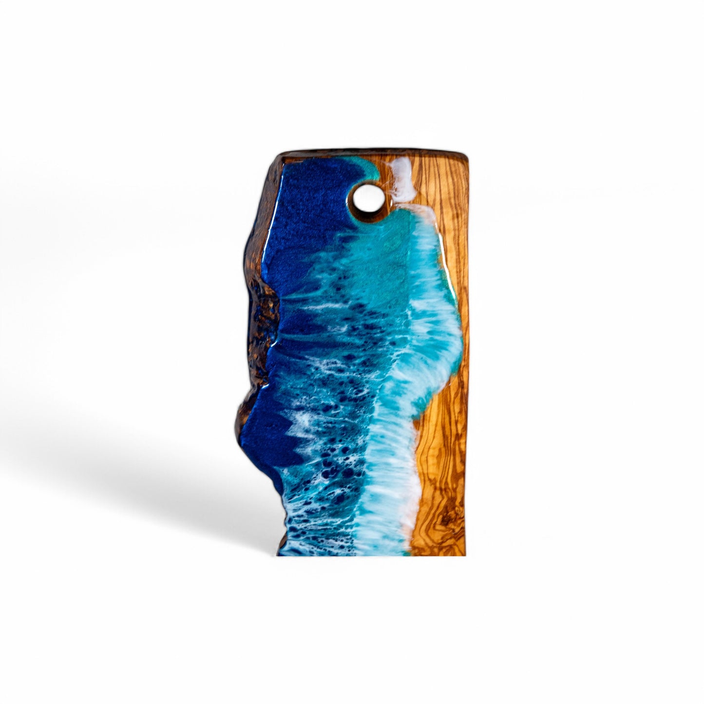Ocean Wave Olive Wood Charcuterie Boards, Serving Board, Cutting Board