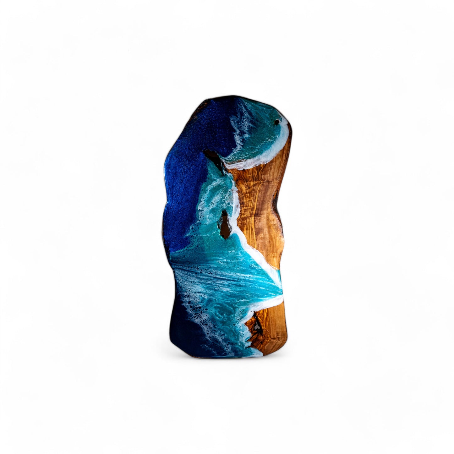 Ocean Wave Olive Wood Charcuterie Boards, Serving Board, Cutting Board
