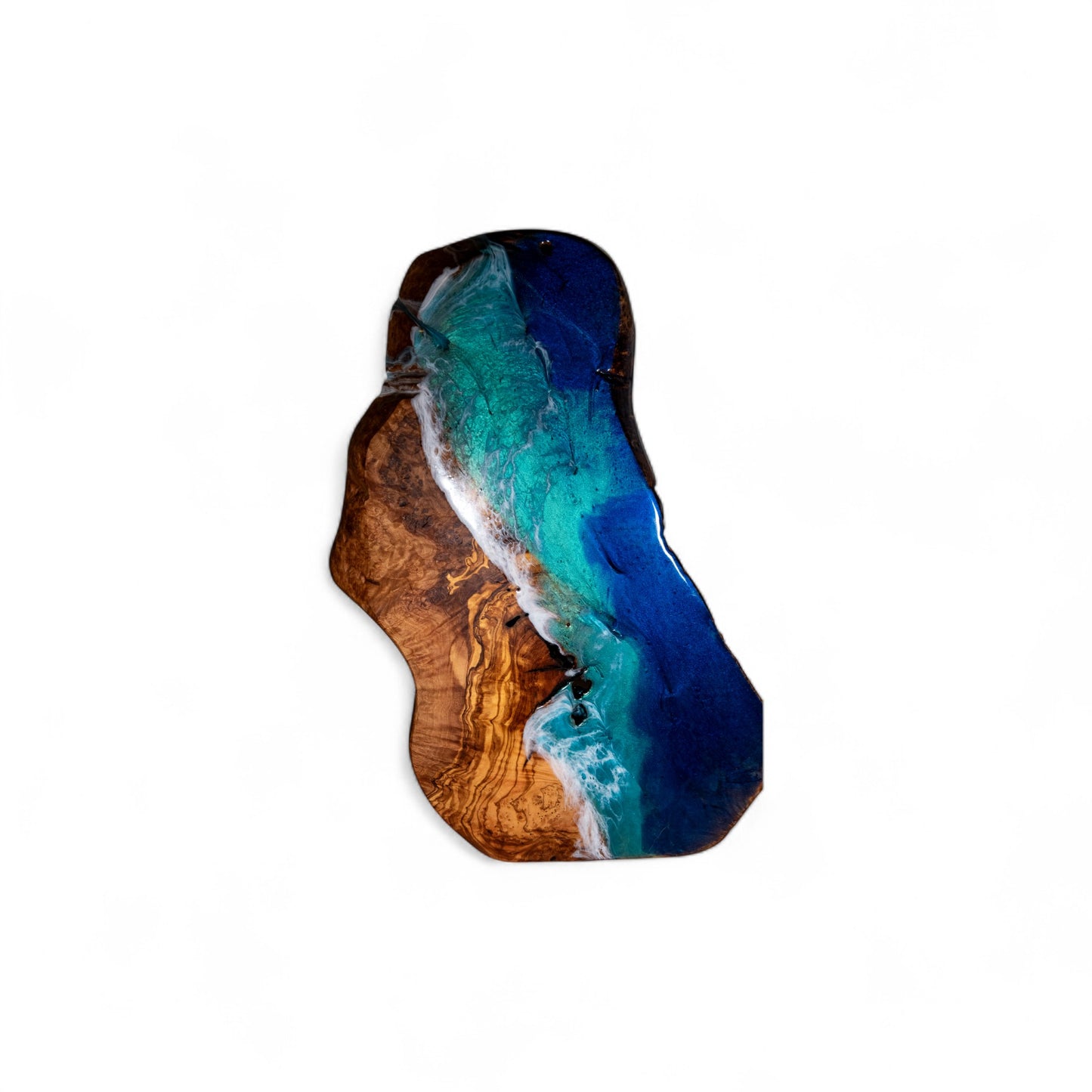Ocean Wave Olive Wood Charcuterie Boards, Serving Board, Cutting Board