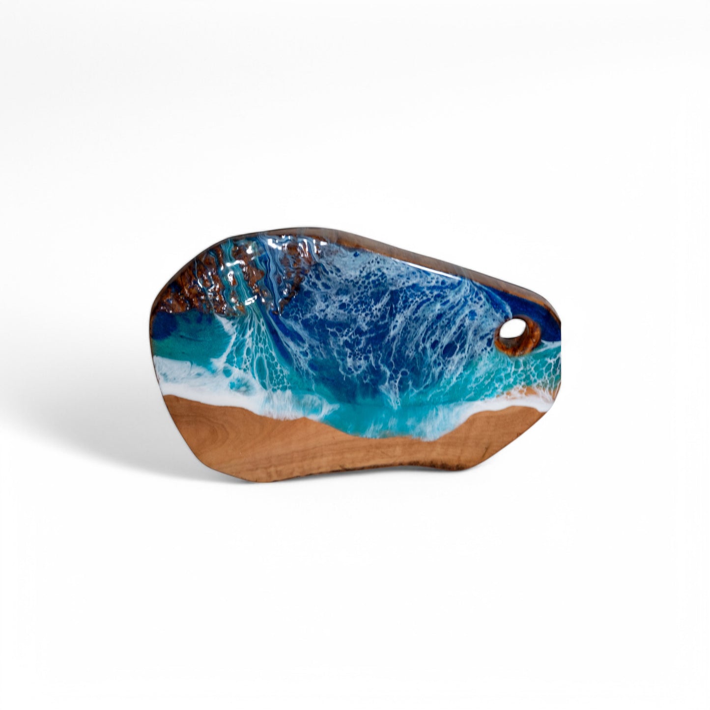 Ocean Wave Olive Wood Charcuterie Boards, Serving Board, Cutting Board