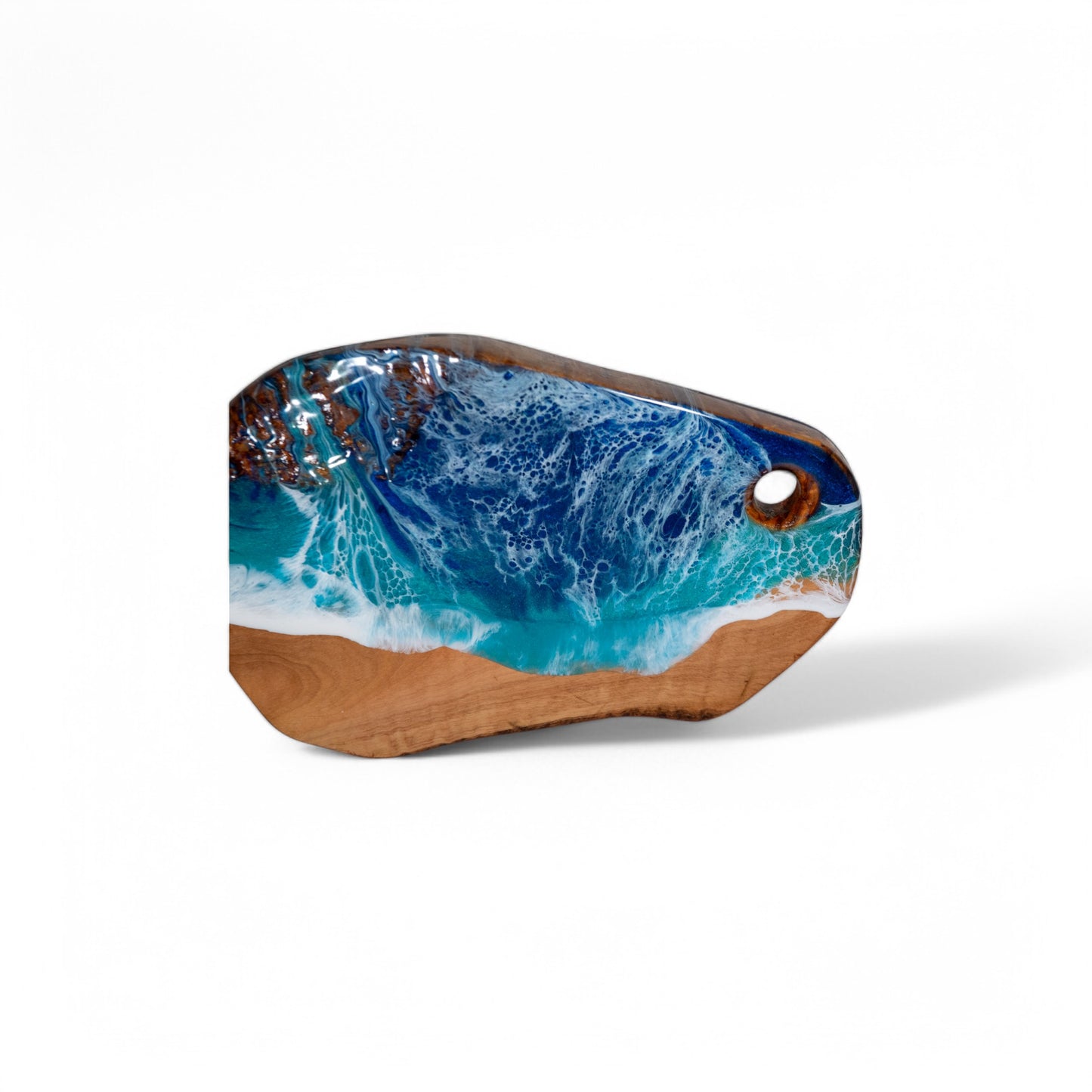 Ocean Wave Olive Wood Charcuterie Boards, Serving Board, Cutting Board