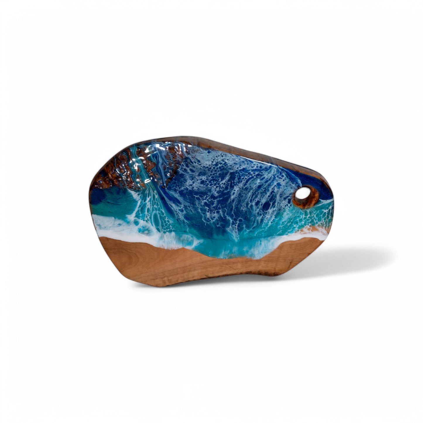 Ocean Wave Olive Wood Charcuterie Boards, Serving Board, Cutting Board