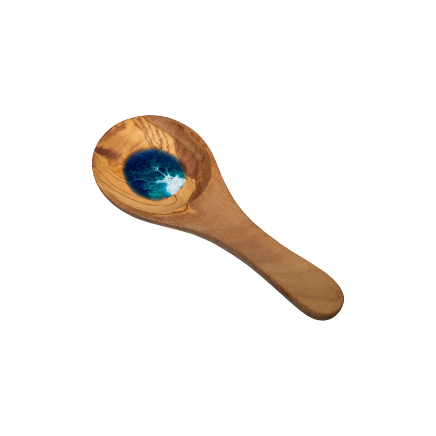 Ocean Wave Olive wood Spoon Rest