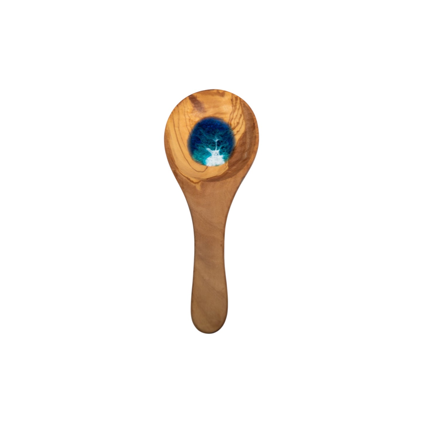 Ocean Wave Olive wood Spoon Rest