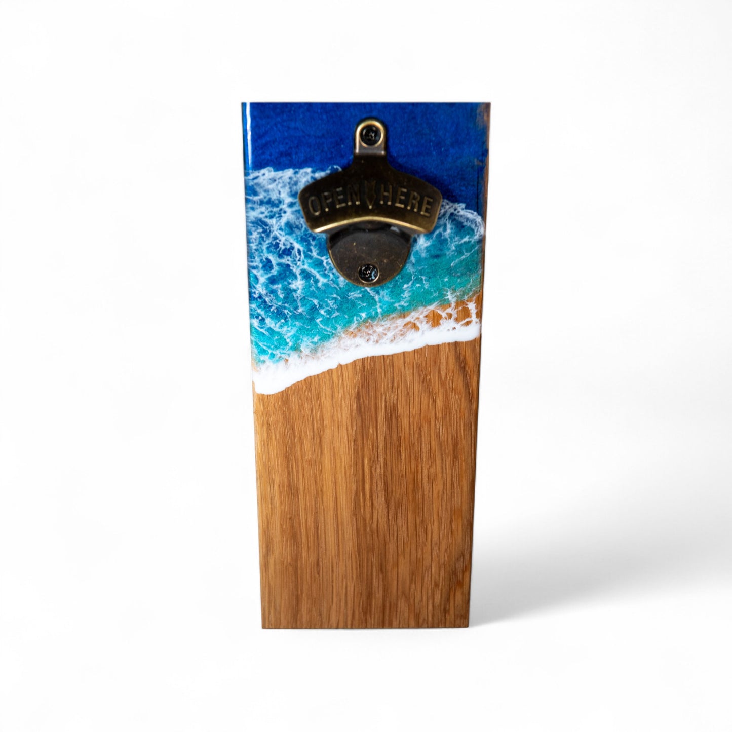 Ocean Wave Wall Mounted Magnetic Bottle Opener