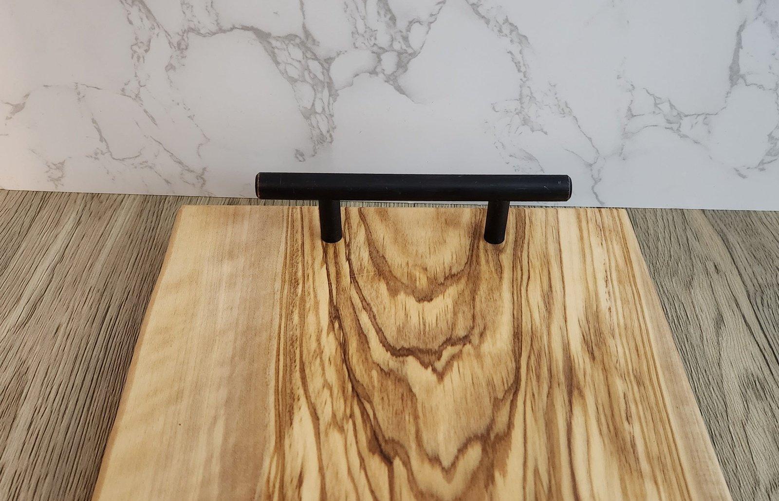 Olive Wood with Handle Hardwood Cutting Board