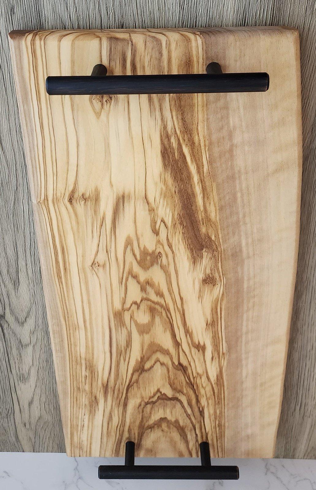 Olive Wood with Handle Hardwood Cutting Board
