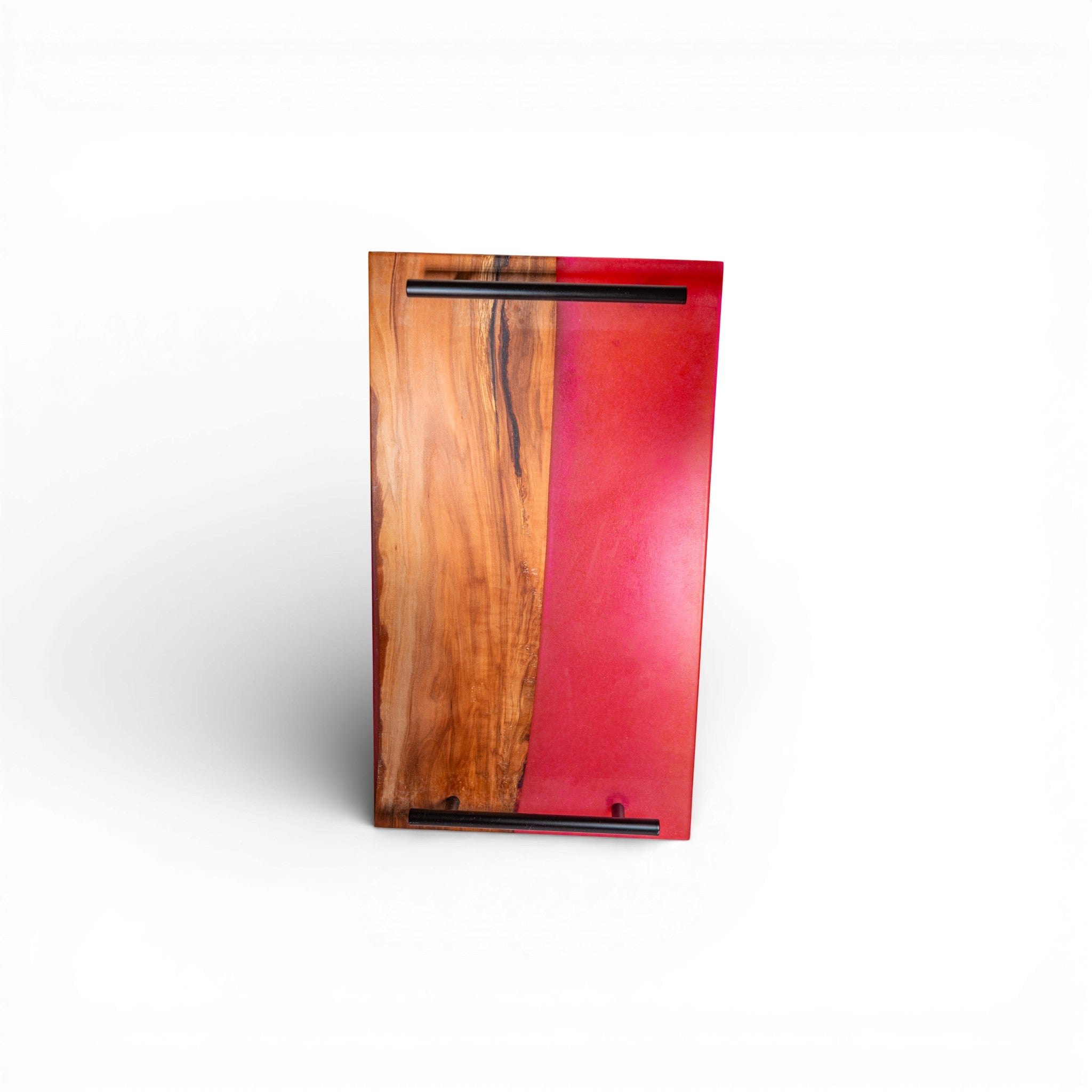 Pink Epoxy Cherry Charcuterie Boards/Serving Board with Handle