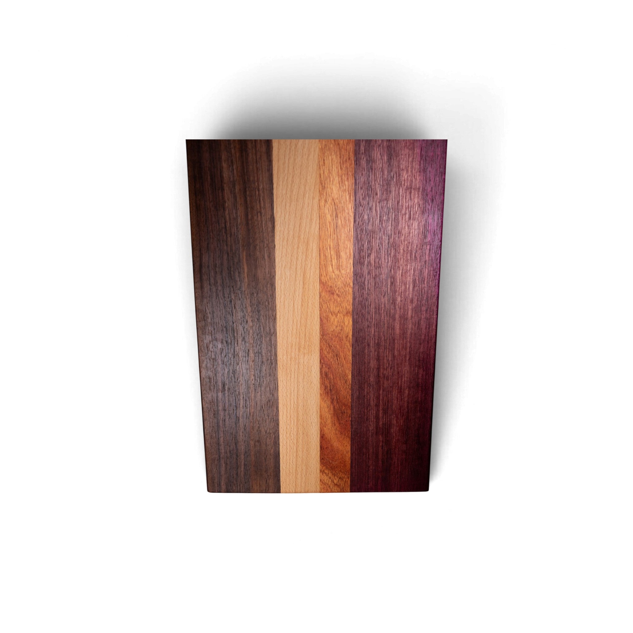 Purple Heart, Walnut, Canary, Hickory Wood Charcuterie Boards/Serving Board/Cutting Board with Handles