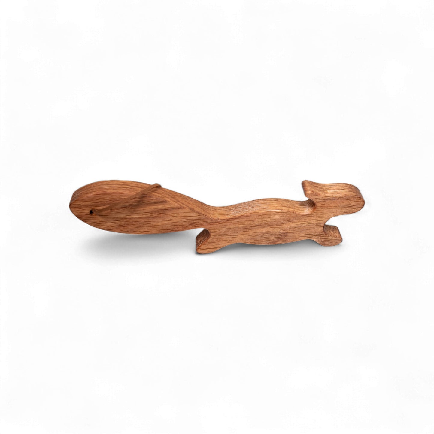 Red Oak Wooden Squirrel oven rack puller push-me pull-you