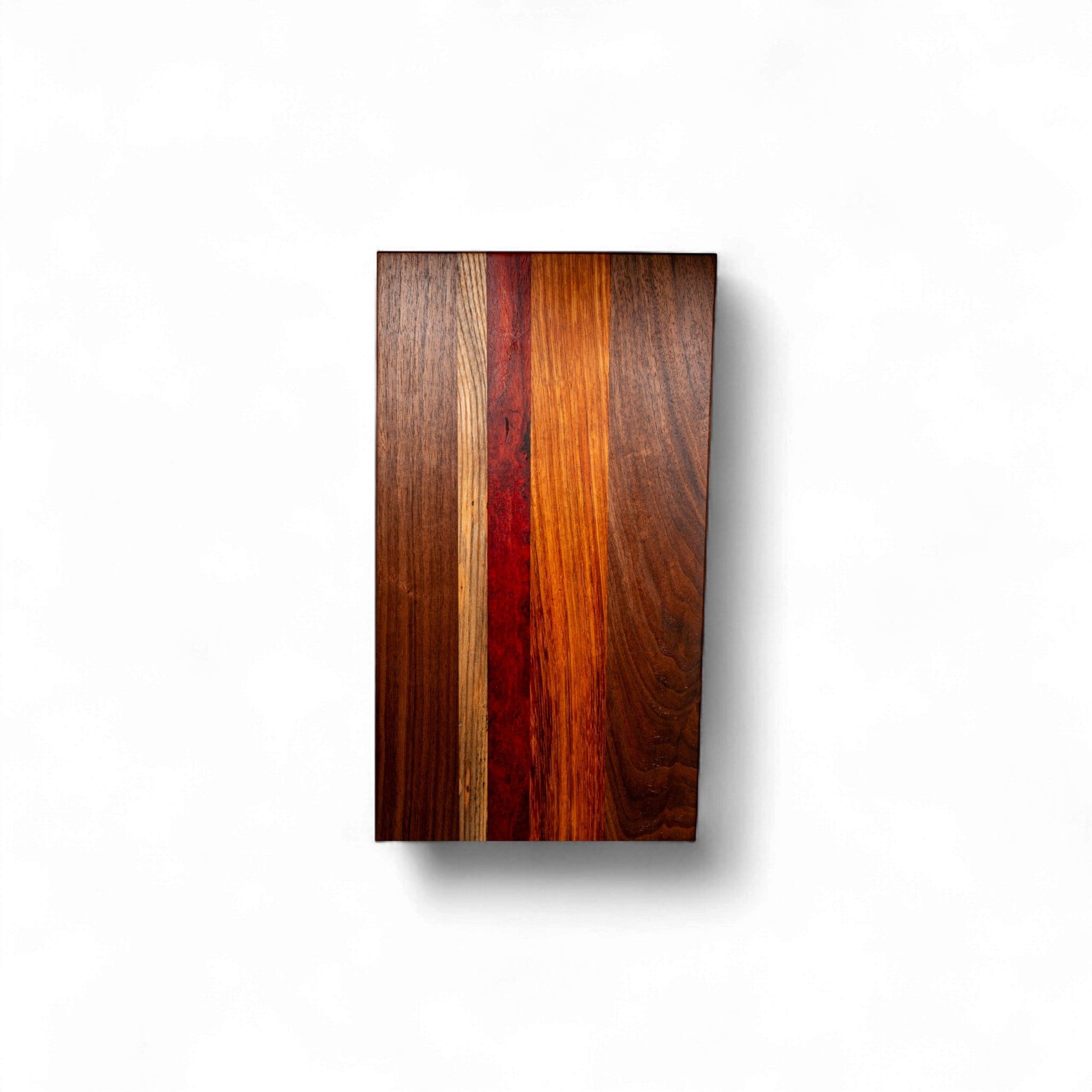 Walnut, Canary, Ash, and Padauk Wood Charcuterie Boards/Serving Board/Cutting Board