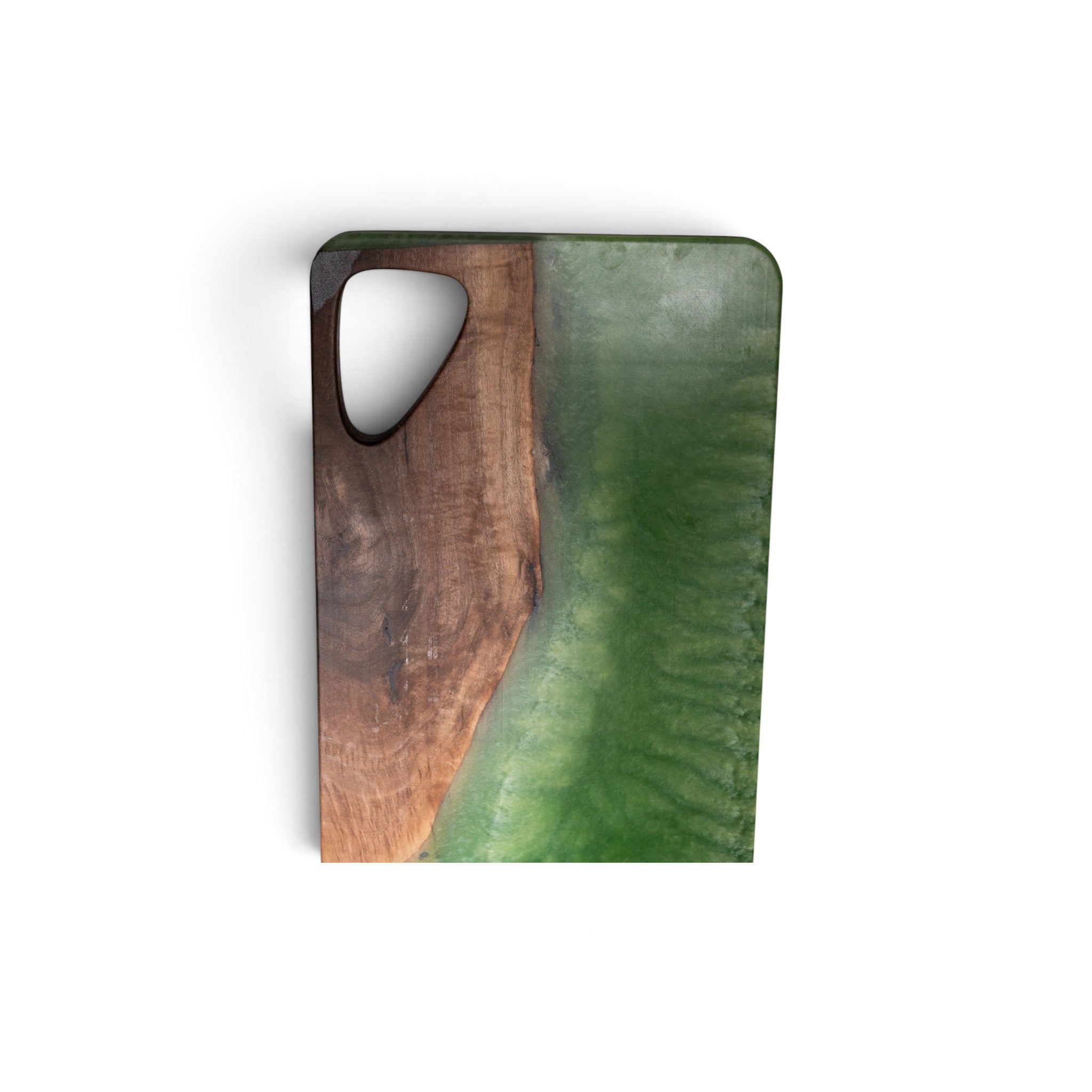 Walnut Wood Jade Epoxy Charcuterie Boards/Serving Board