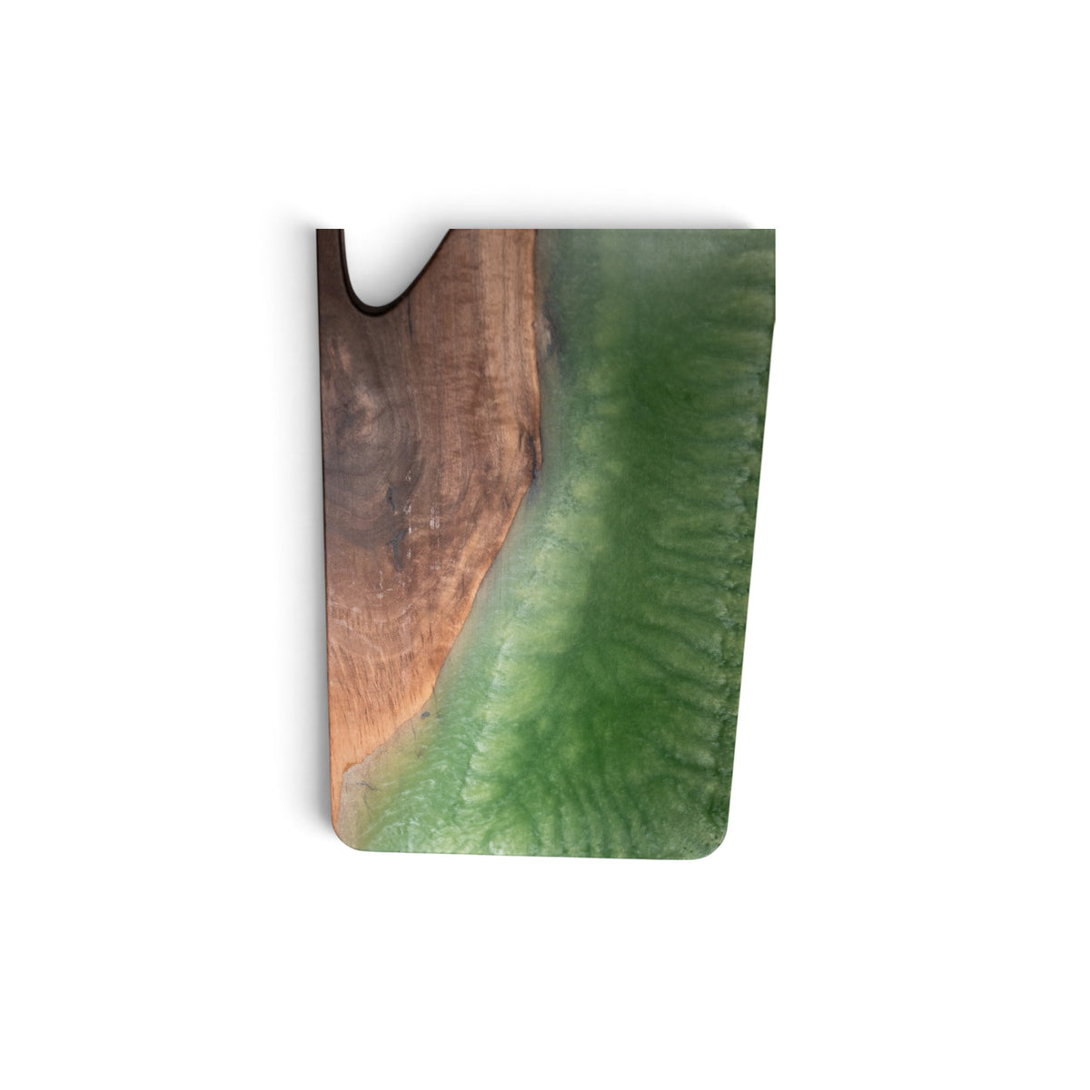 Walnut Wood Jade Epoxy Charcuterie Boards/Serving Board