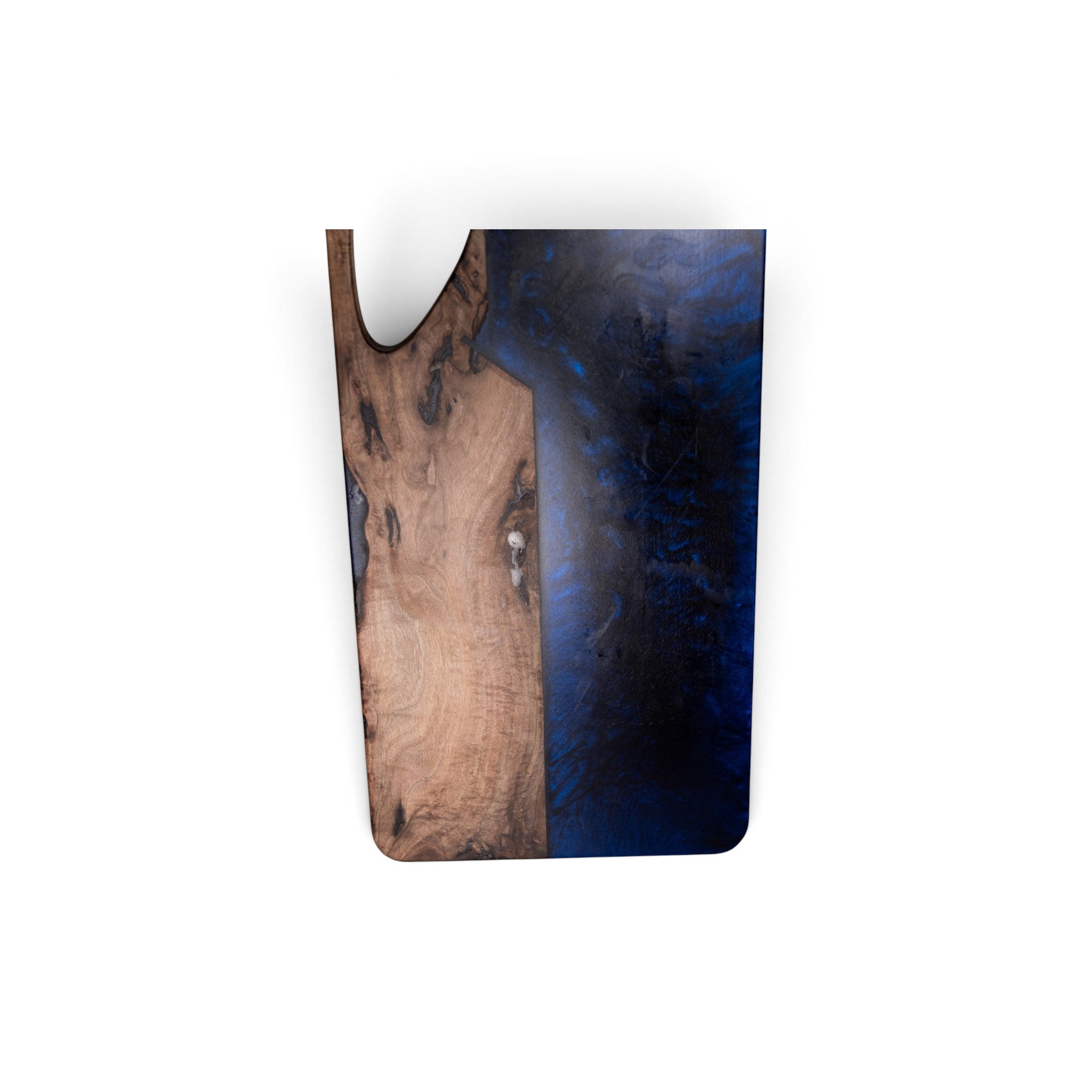 Walnut Wood with Dark Blue Epoxy Charcuterie Boards/Serving Board