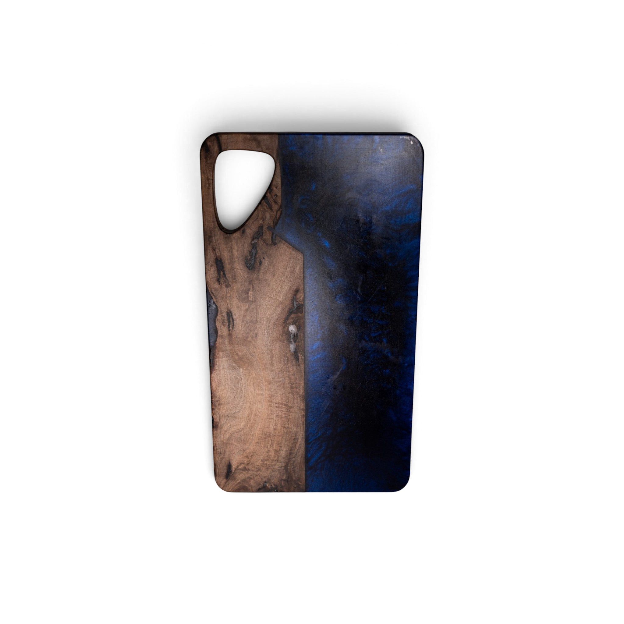 Walnut Wood with Dark Blue Epoxy Charcuterie Boards/Serving Board