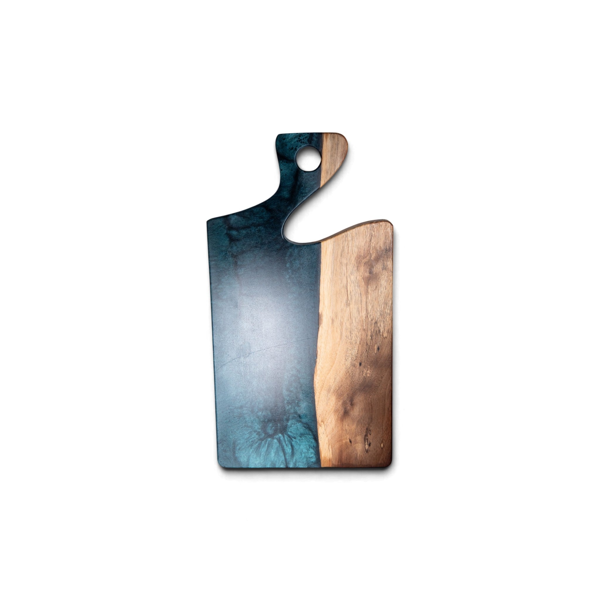 Walnut Wood with Metal Gray Epoxy Charcuterie Boards/Serving Board