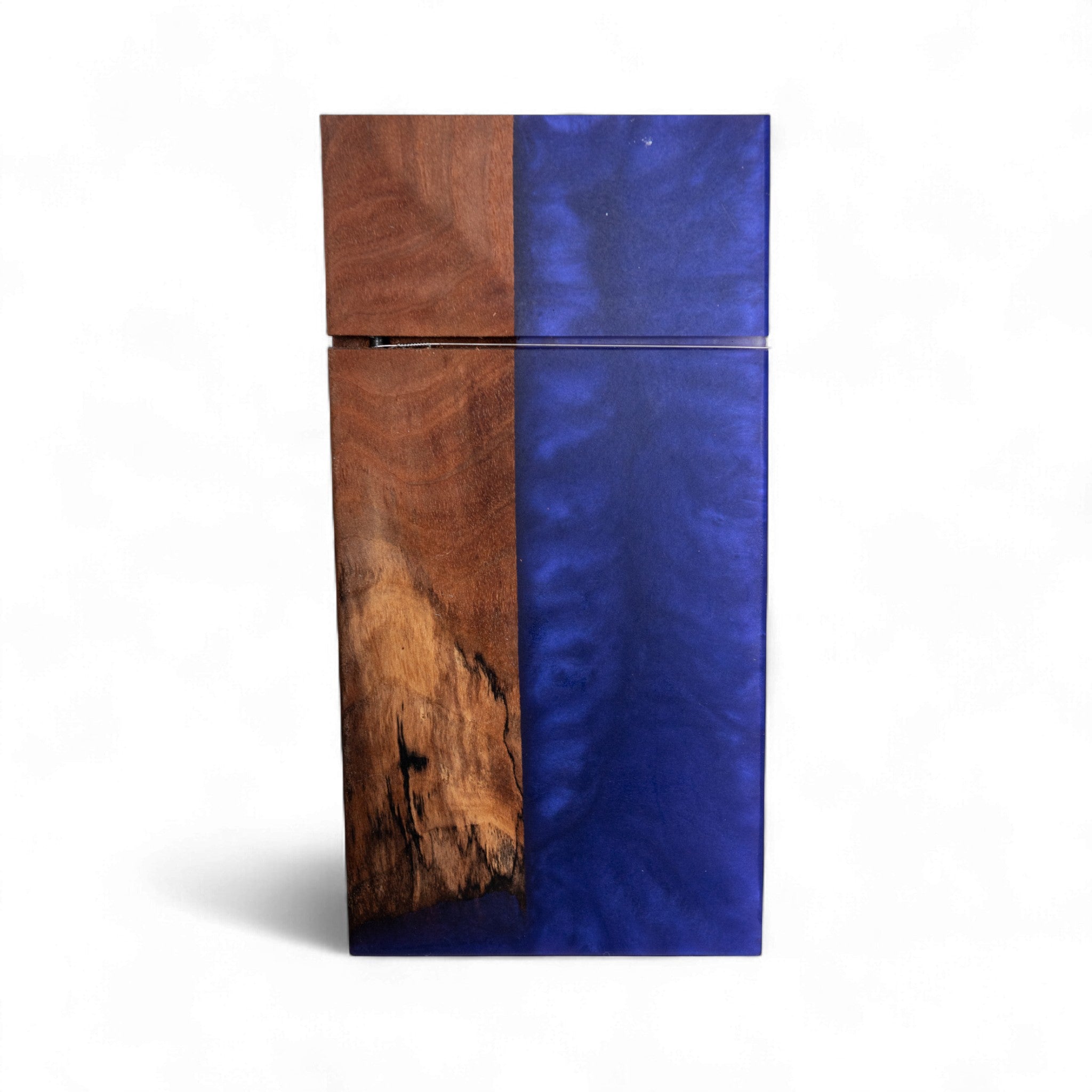 Walnut Wood with Purple Epoxy Cheese Slicer Board