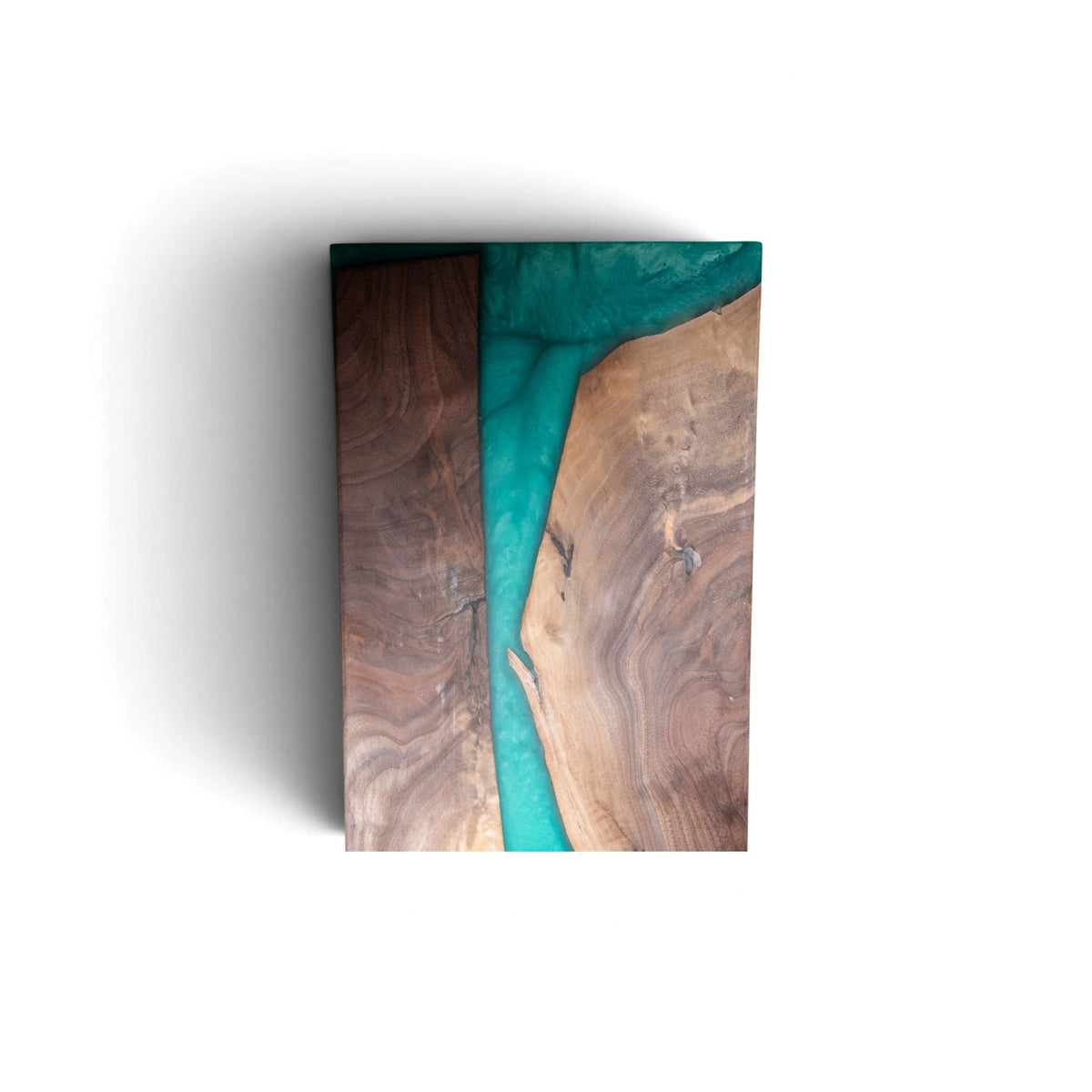Walnut Wood with Sea Blue Epoxy Charcuterie Boards/Serving Board