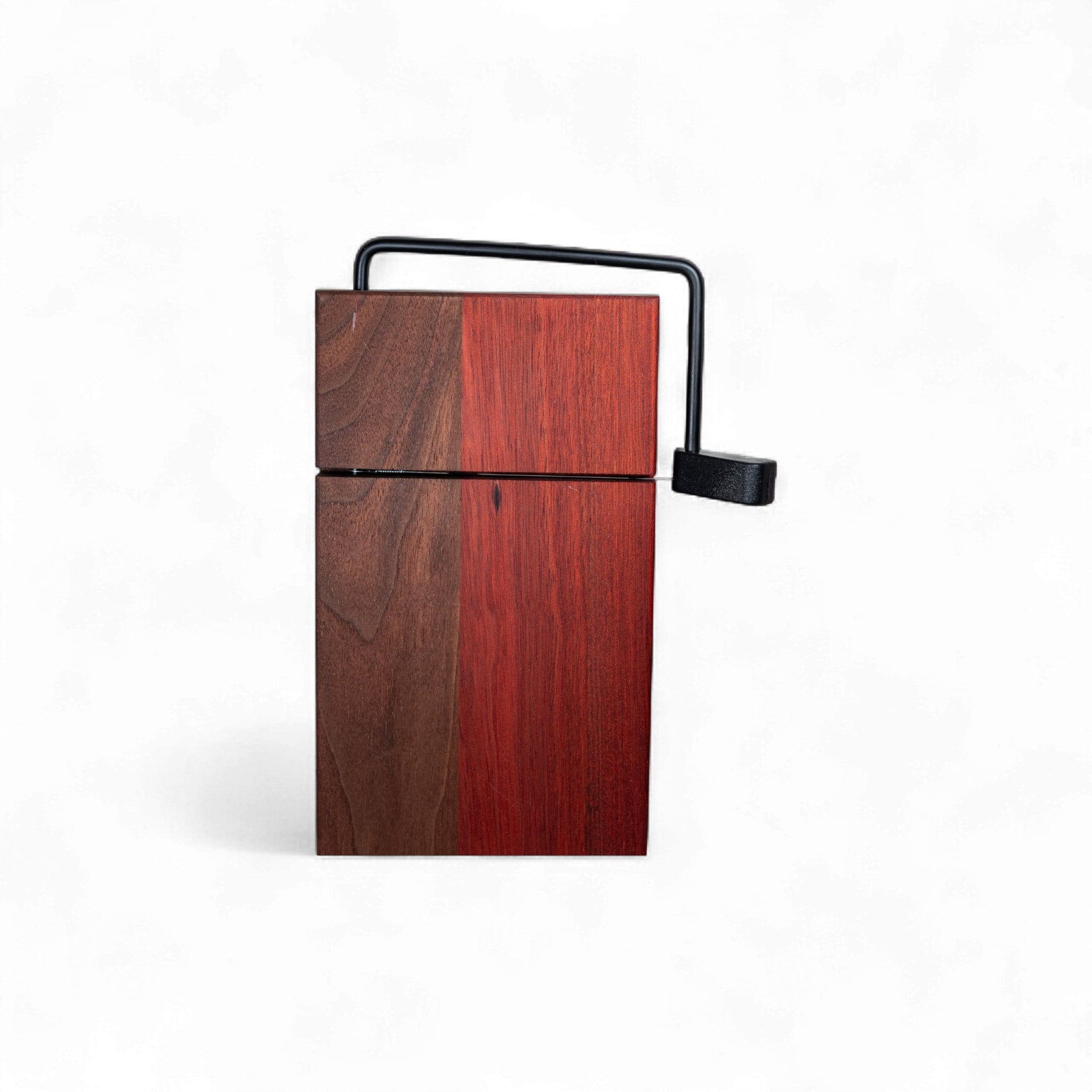 Walnut and Padauk Wood Cheese Slicer Board
