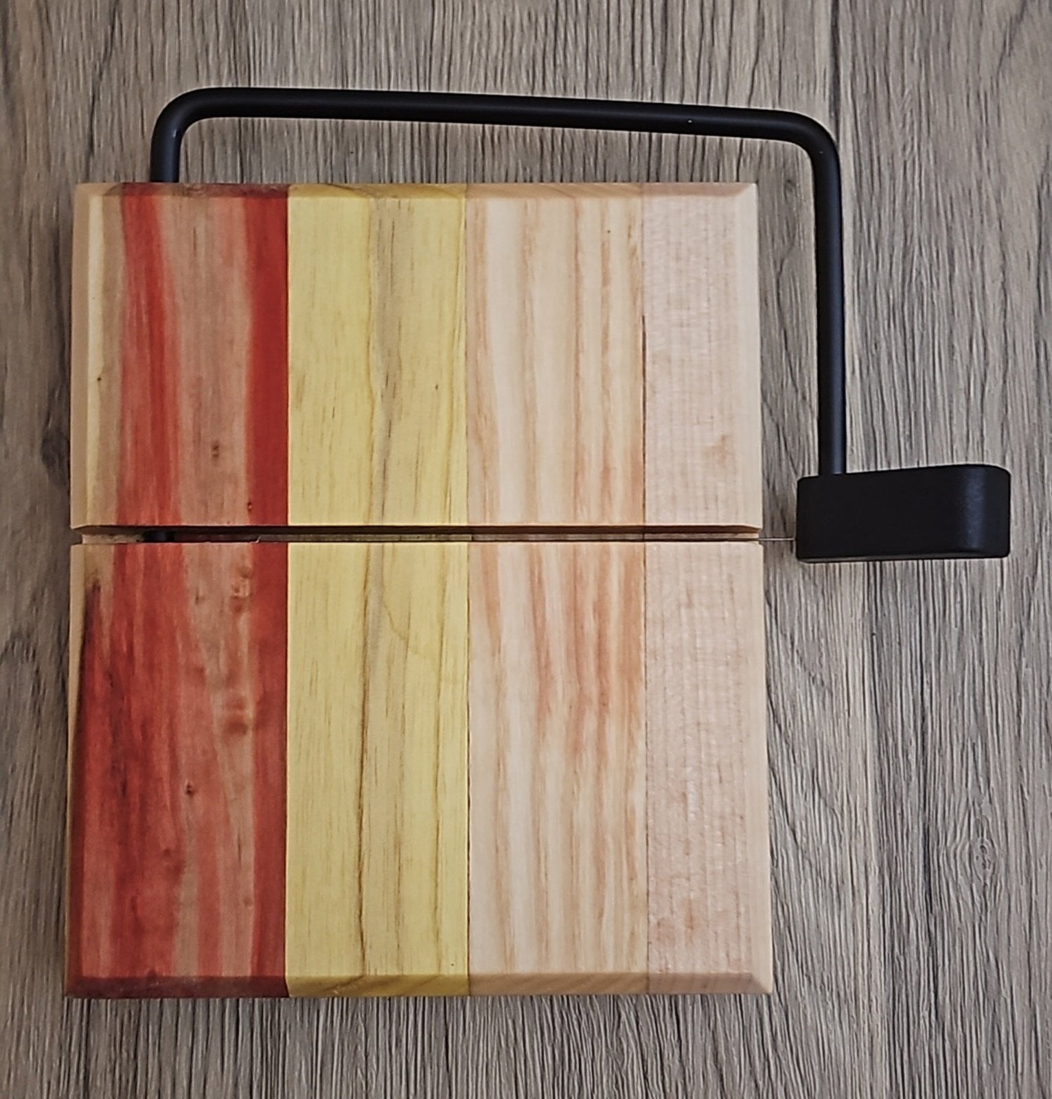 Box Elder, Mulberry, Hickory, and Ash Cheese Slicer Board