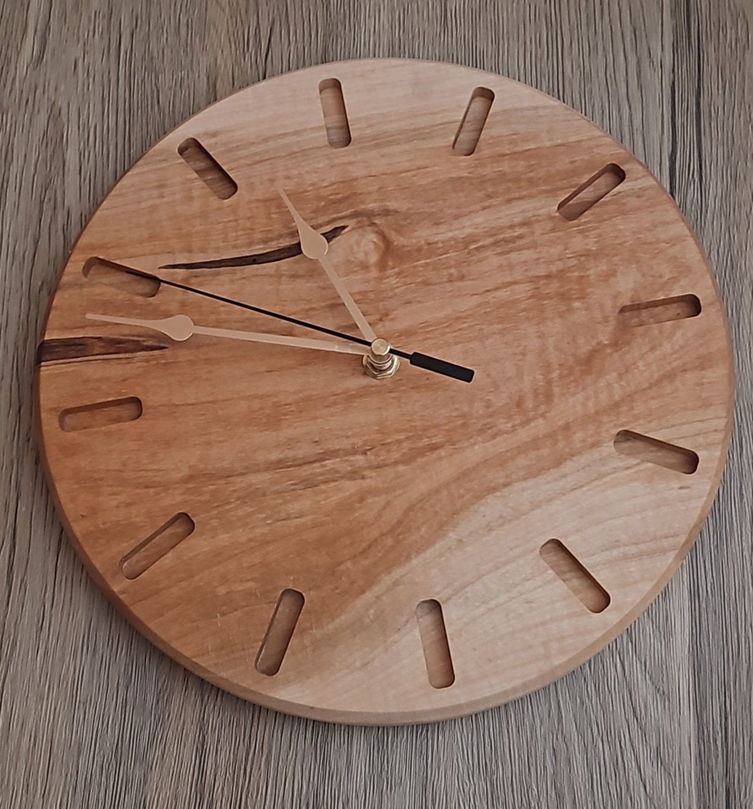 Maple Wood Clock