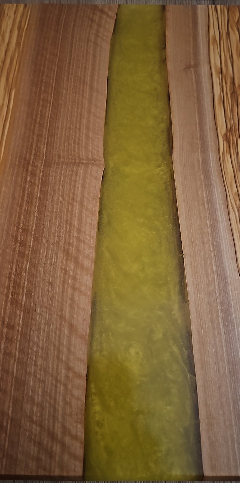 Yellow Epoxy Olive Charcuterie Boards/Serving Board