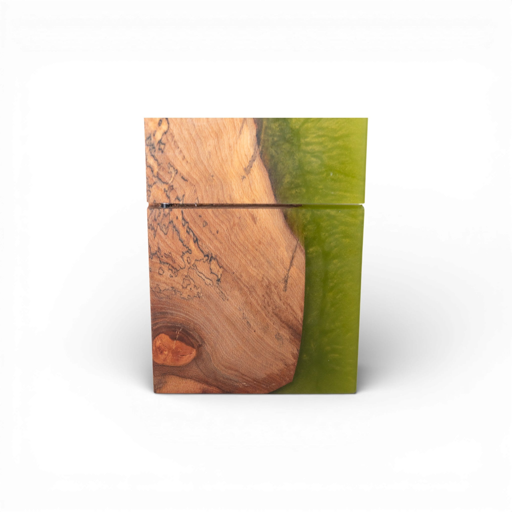 Ambrosia Maple Wood Olive Epoxy Cheese Slicer Board