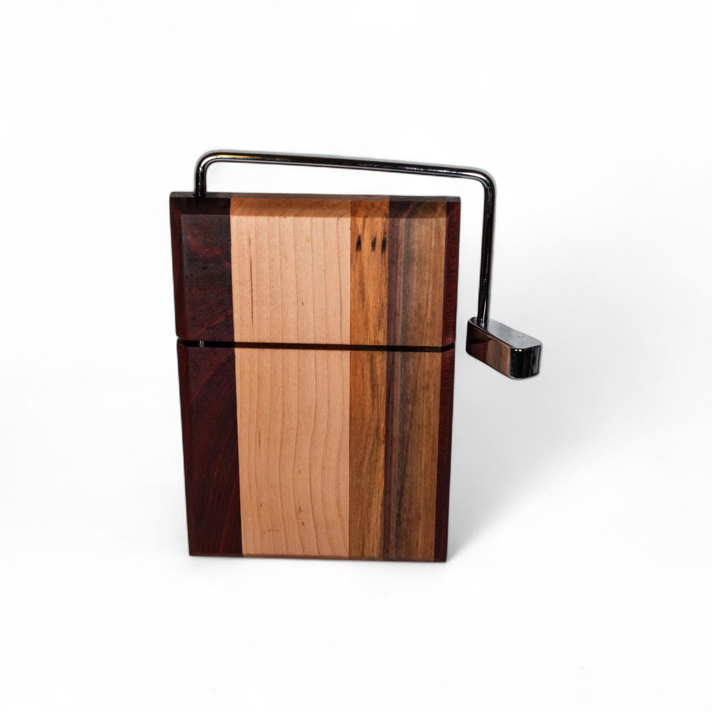 Blood, Cherry, Canary, and Walnut Cheese Slicer Board