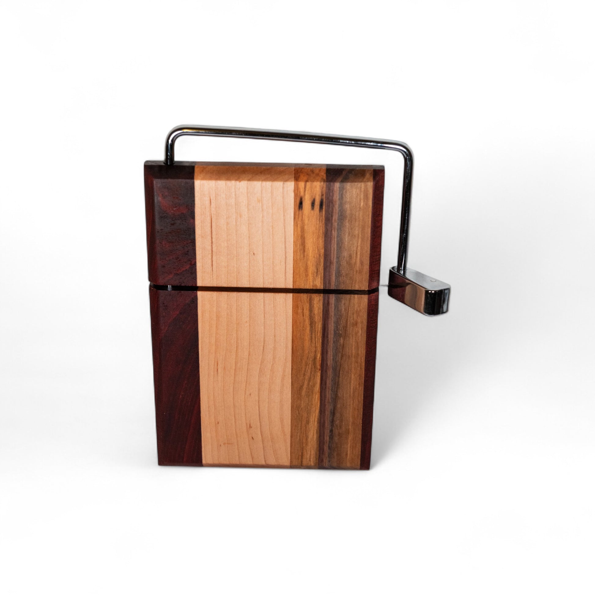 Blood, Cherry, Canary, and Walnut Cheese Slicer Board